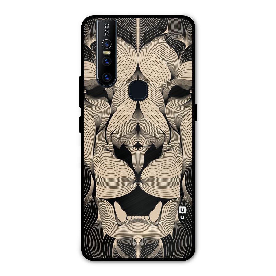 Lion Shape Design Metal Back Case for Vivo V15
