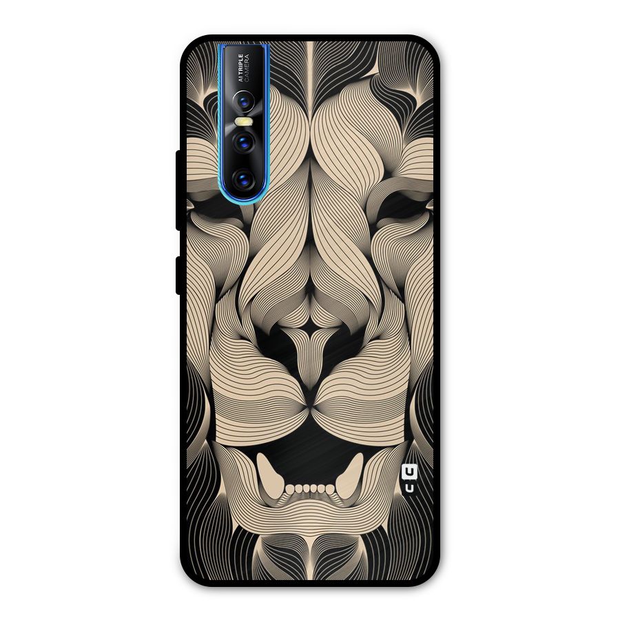 Lion Shape Design Metal Back Case for Vivo V15 Pro