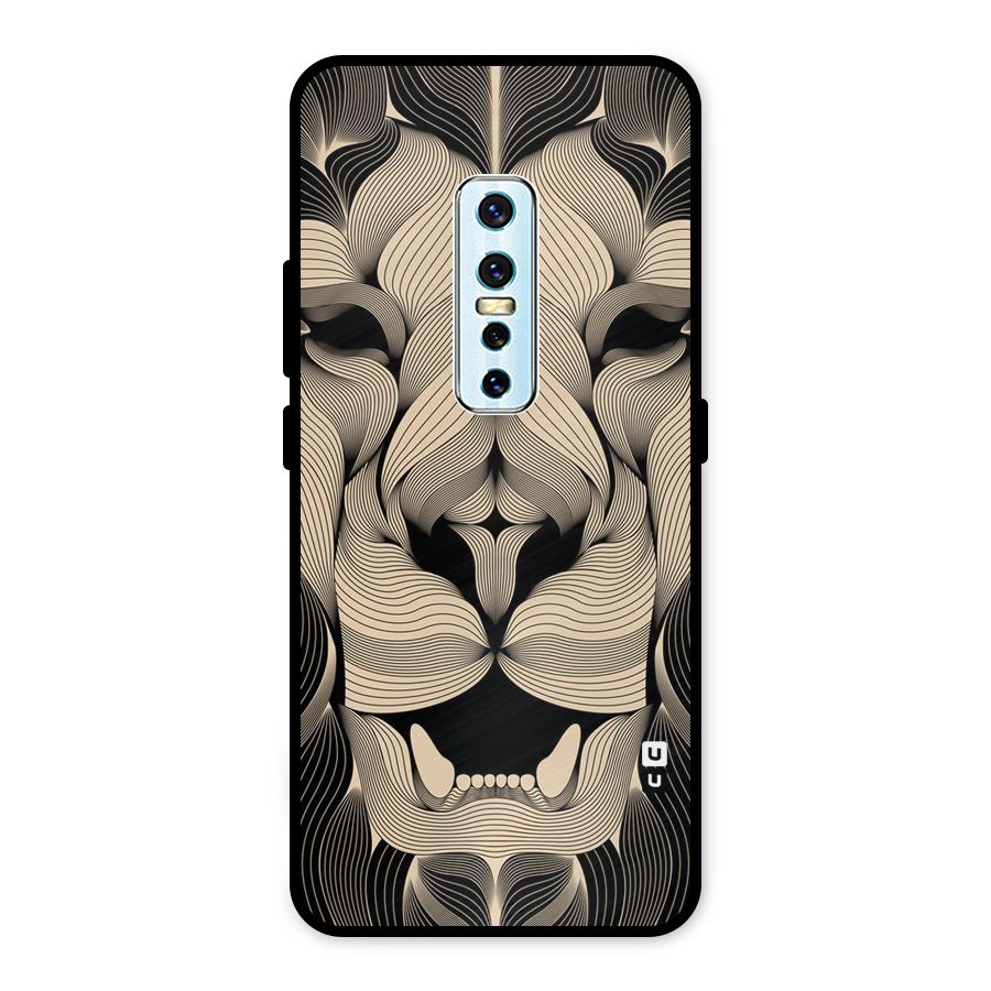 Lion Shape Design Metal Back Case for Vivo V17 Pro