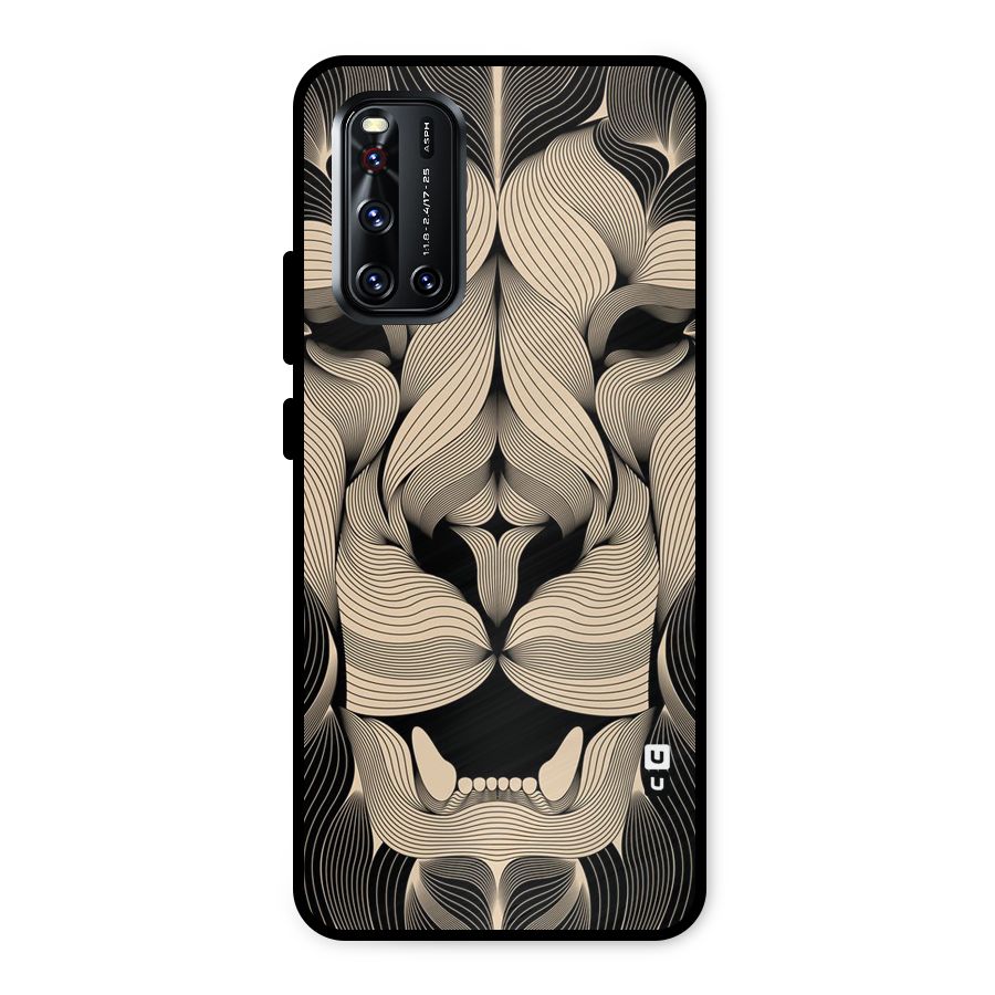 Lion Shape Design Metal Back Case for Vivo V19