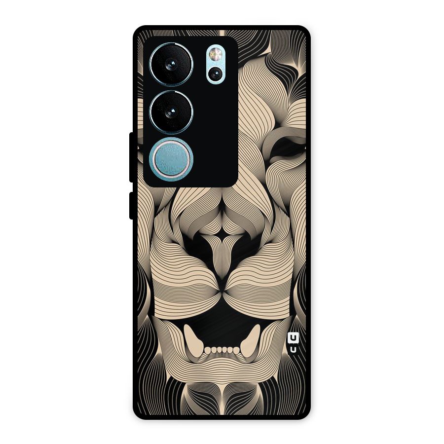 Lion Shape Design Metal Back Case for Vivo V29