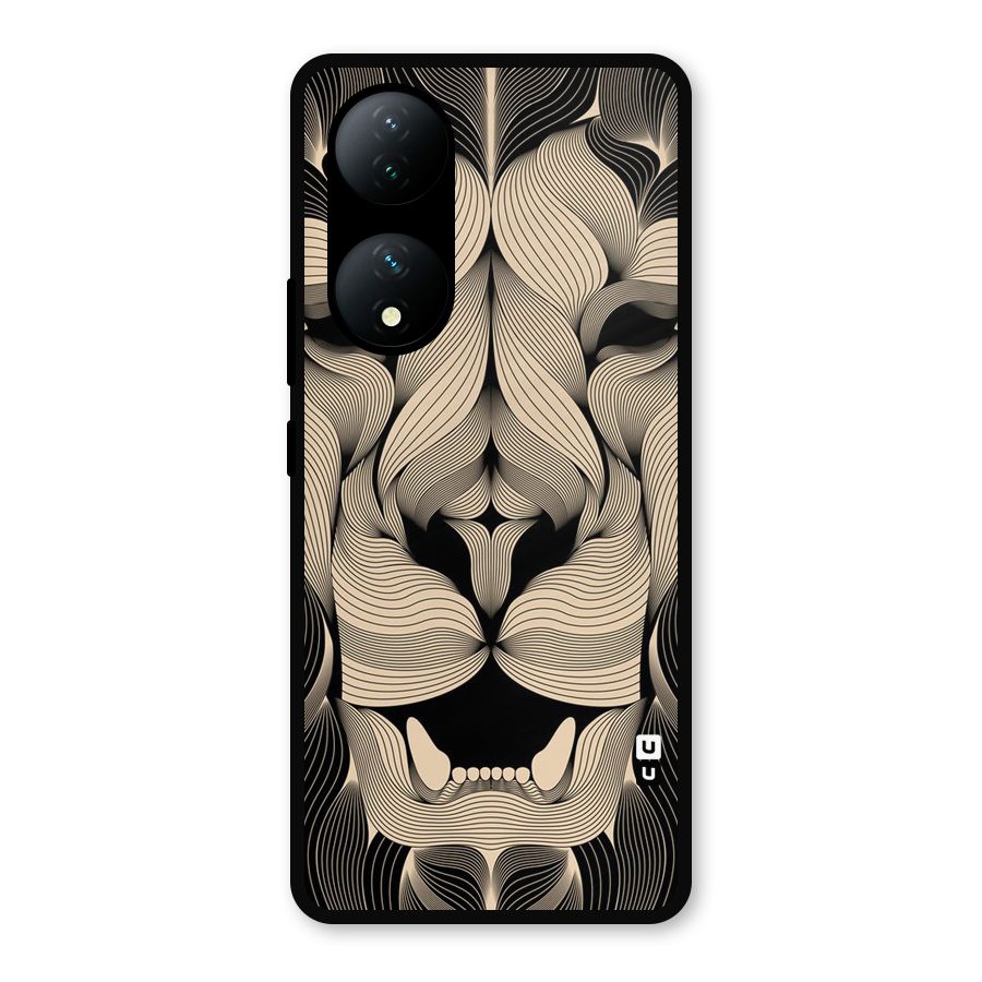 Lion Shape Design Metal Back Case for Vivo Y100