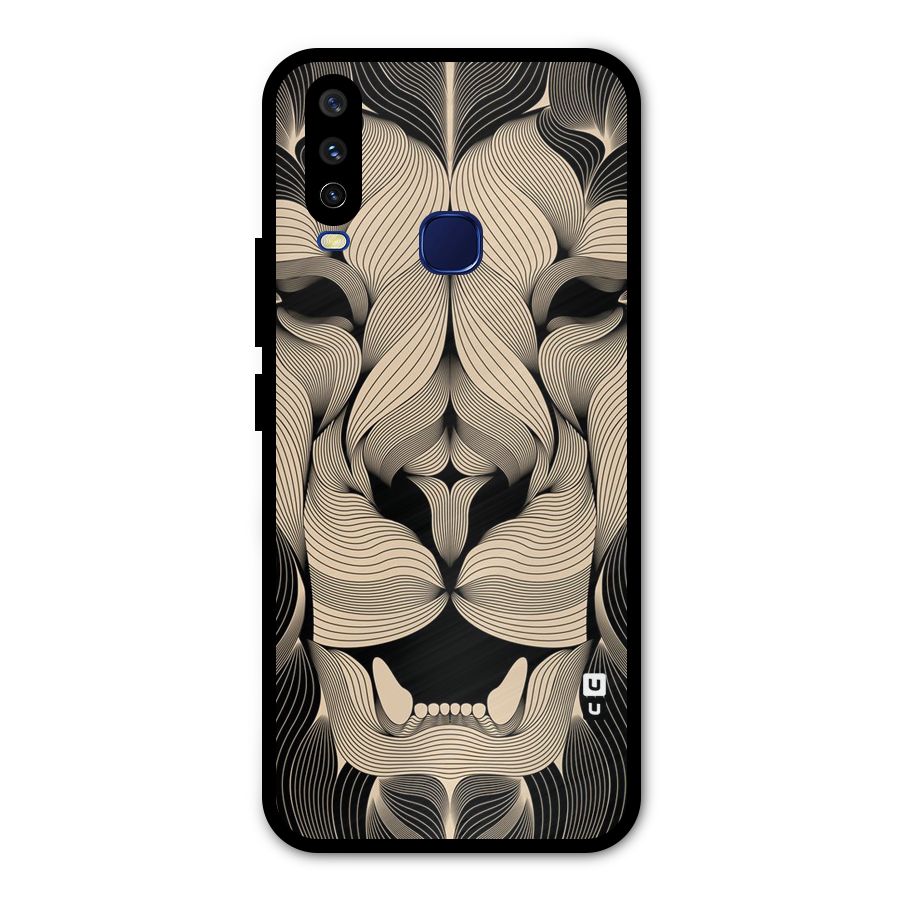 Lion Shape Design Metal Back Case for Vivo Y15