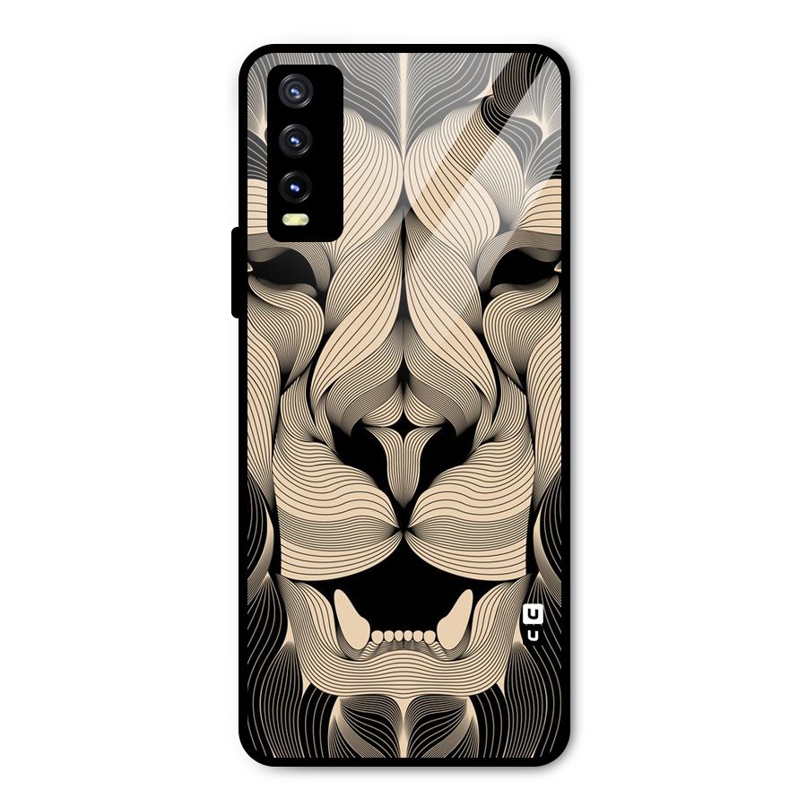 Lion Shape Design Metal Back Case for Vivo Y20g