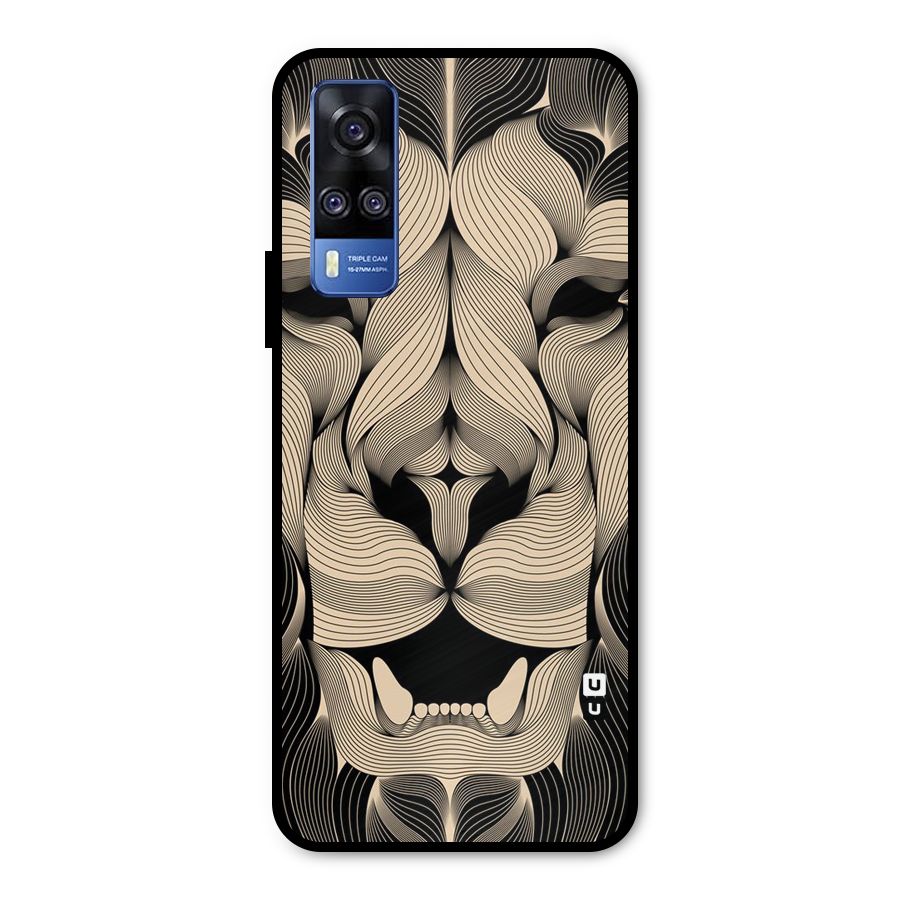 Lion Shape Design Metal Back Case for Vivo Y31