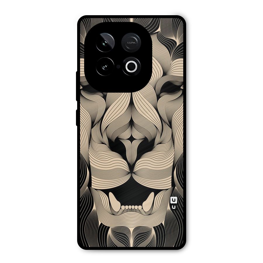 Lion Shape Design Metal Back Case for iQOO Neo 10