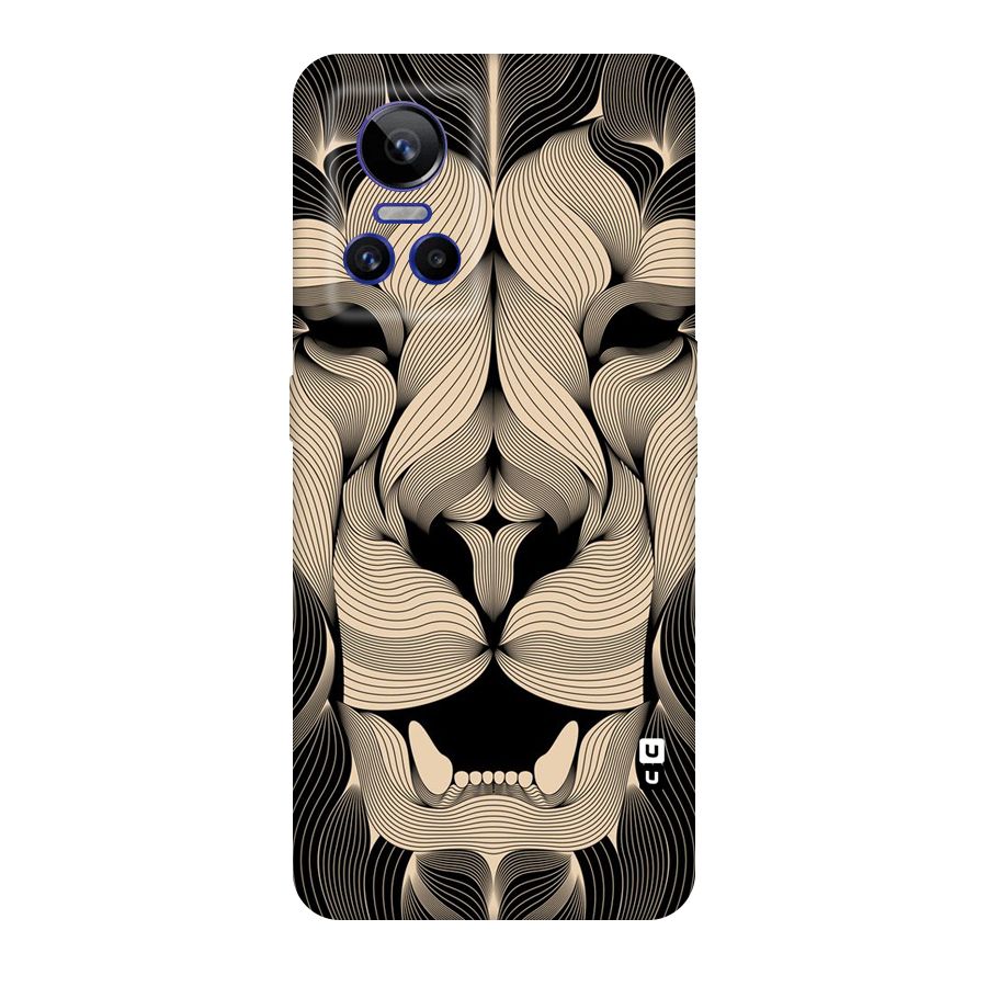 Lion Shape Design Original Polycarbonate Back Case for Realme GT Neo 3