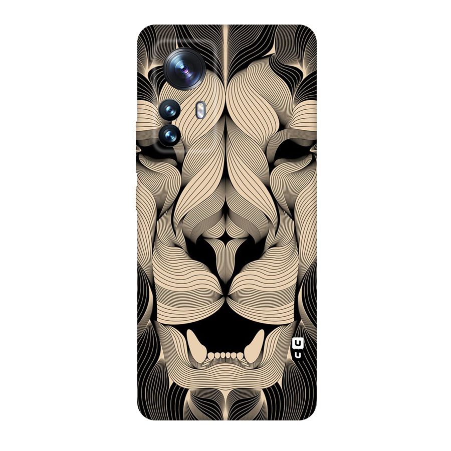 Lion Shape Design Original Polycarbonate Back Case for Xiaomi 12 Pro