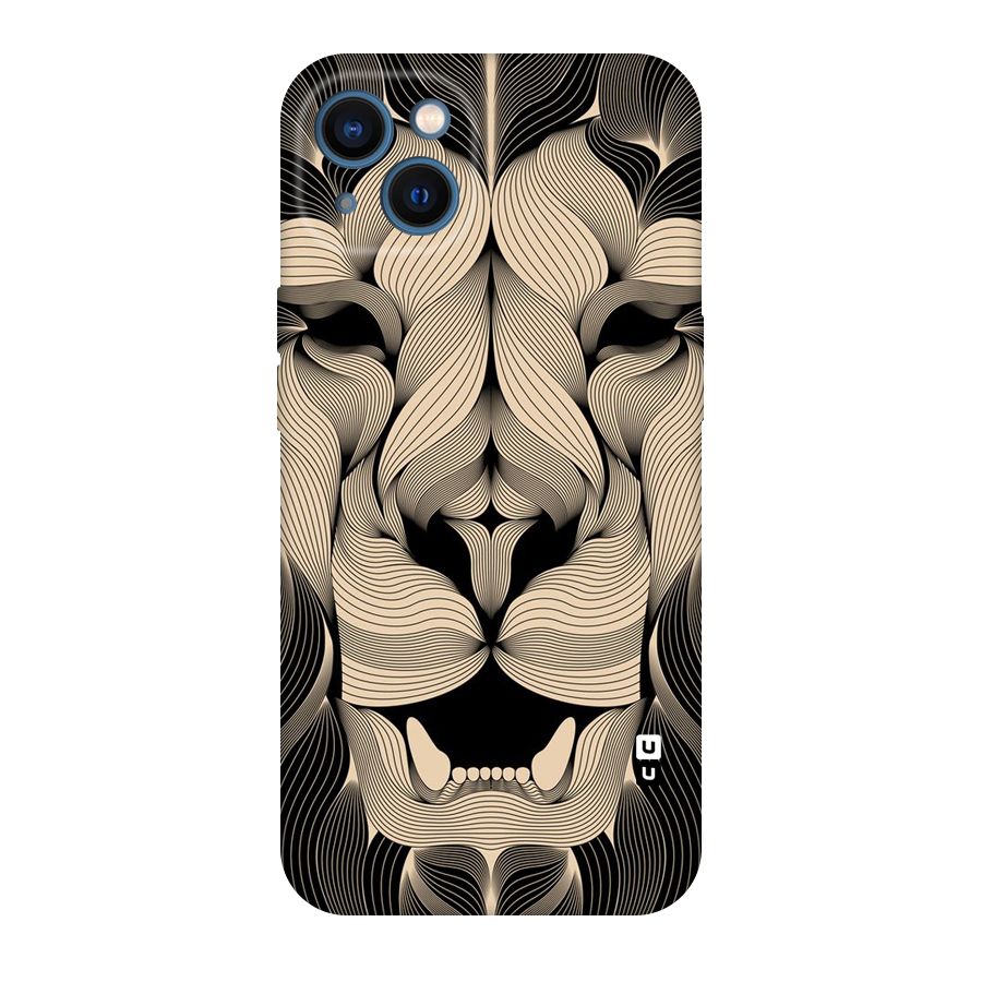 Lion Shape Design Original Polycarbonate Back Case for iPhone 13
