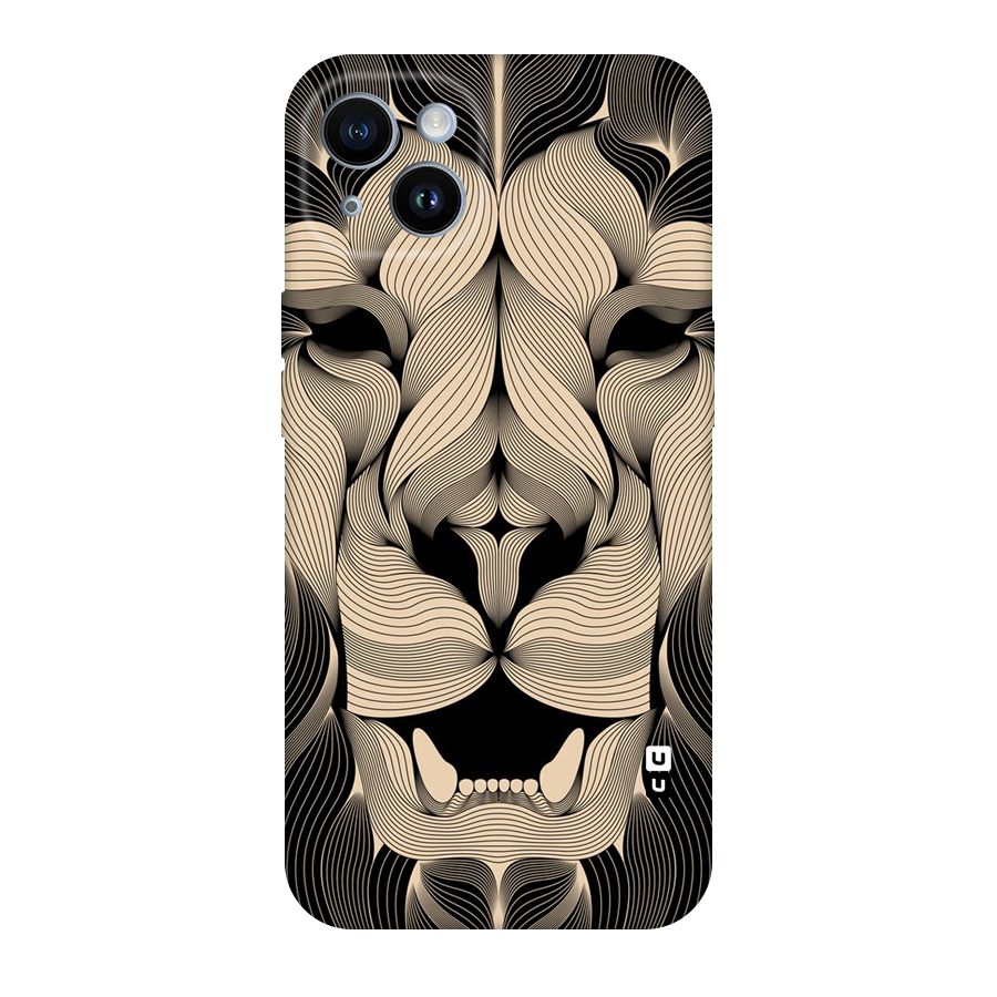 Lion Shape Design Original Polycarbonate Back Case for iPhone 14