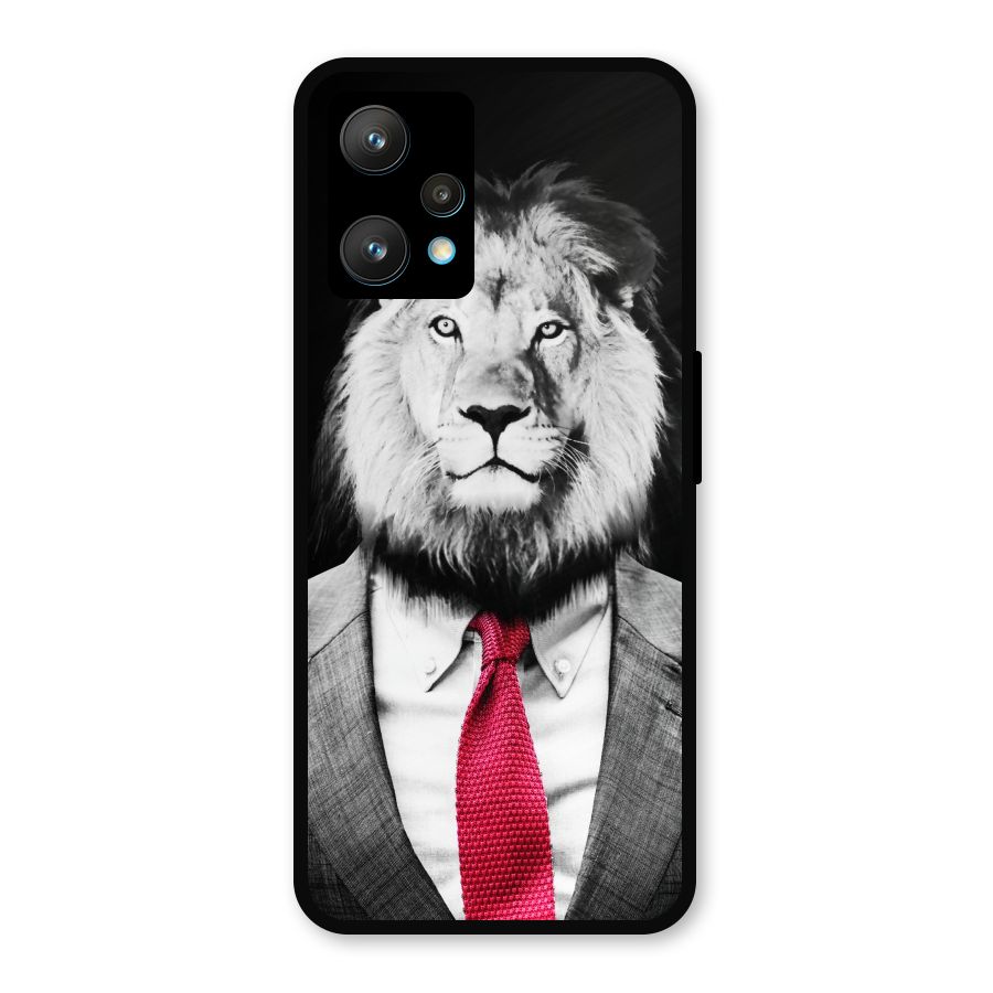 Lion with Red Tie Metal Back Case for Realme 9 Pro Plus 5G