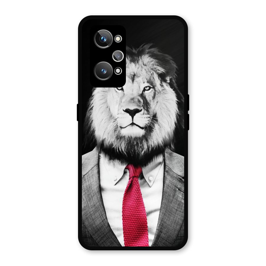 Lion with Red Tie Metal Back Case for Realme GT Neo2