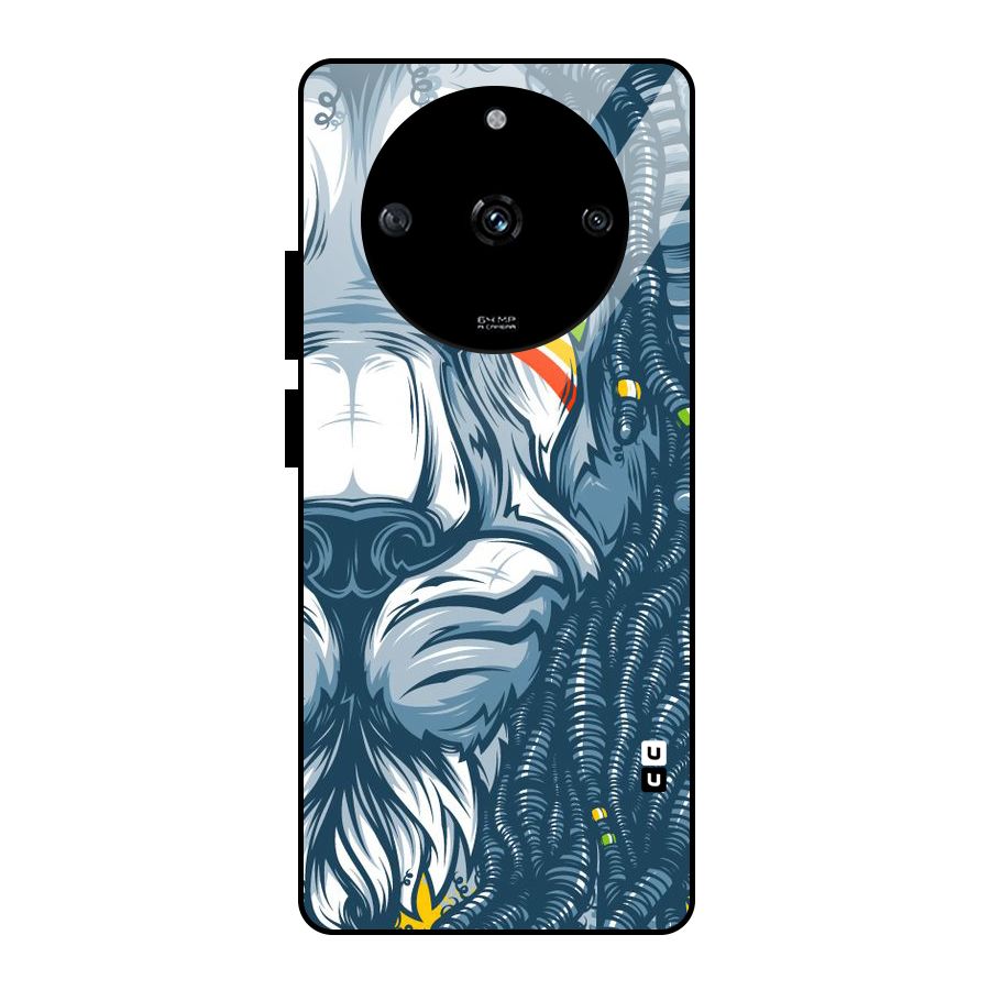 Lionic Face Glass Back Case for Realme Narzo 60 5G