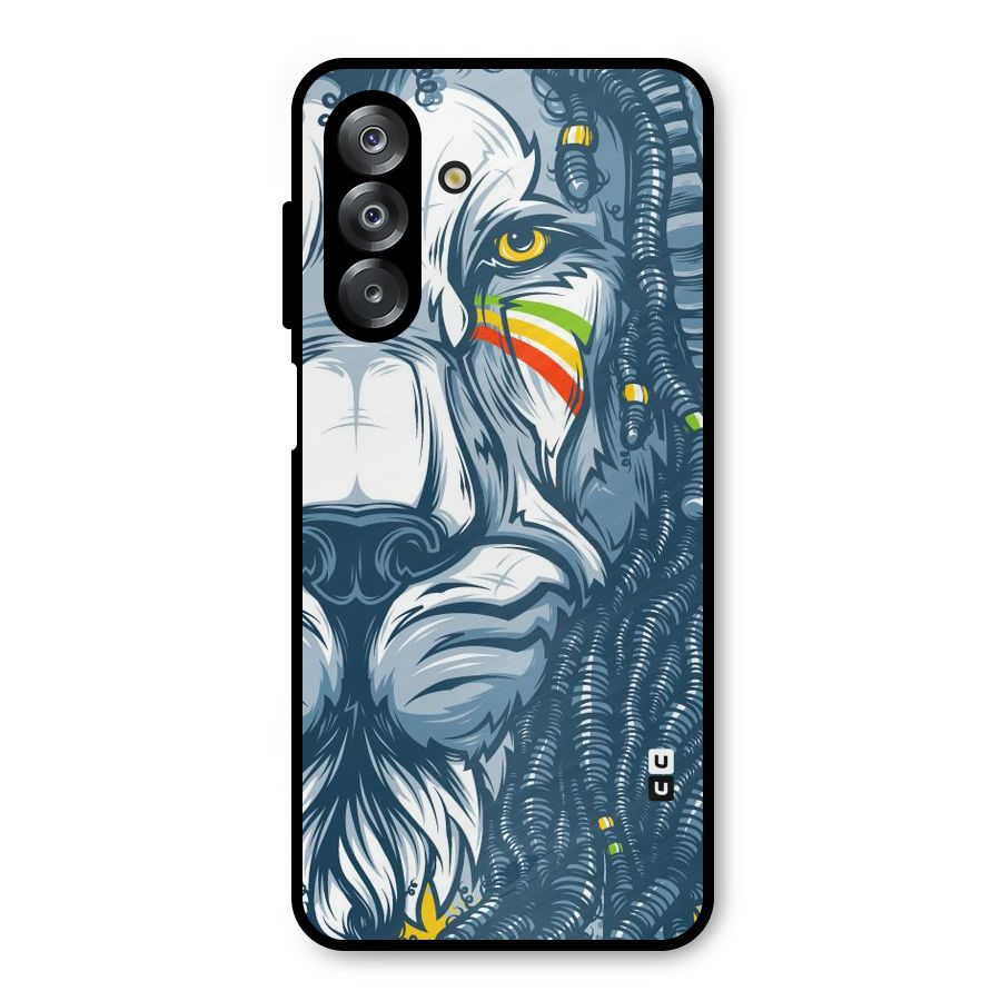 Lionic Face Metal Back Case for Galaxy A26