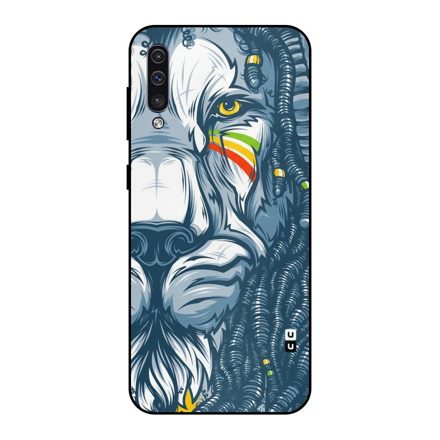 Lionic Face Metal Back Case for Galaxy A30s