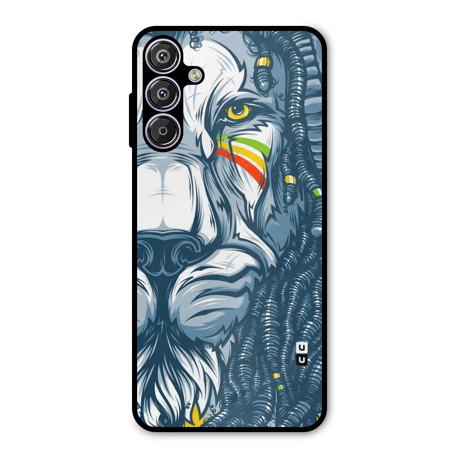 Lionic Face Metal Back Case for Galaxy F15