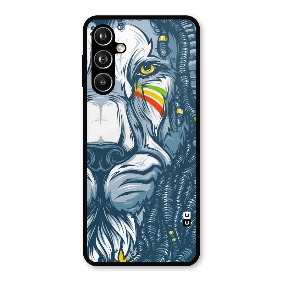 Lionic Face Metal Back Case for Galaxy F54