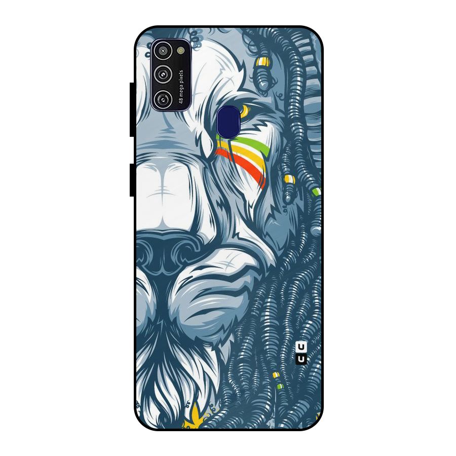 Lionic Face Metal Back Case for Galaxy M30s