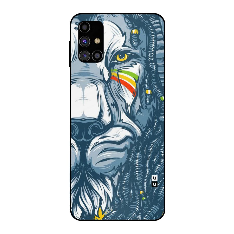Lionic Face Metal Back Case for Galaxy M31s
