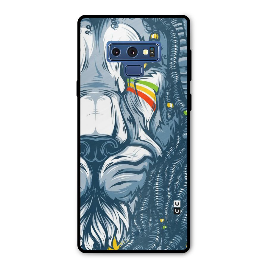 Lionic Face Metal Back Case for Galaxy Note 9
