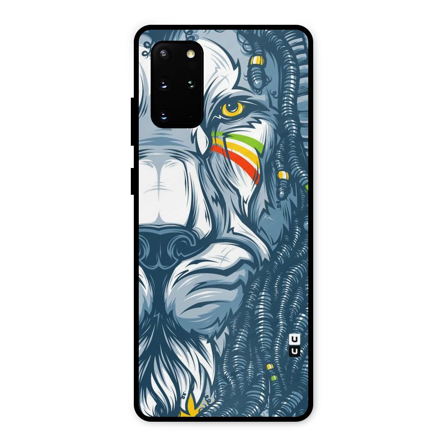 Lionic Face Metal Back Case for Galaxy S20 Plus
