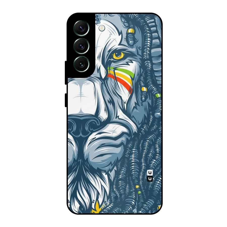 Lionic Face Metal Back Case for Galaxy S22 Plus 5G