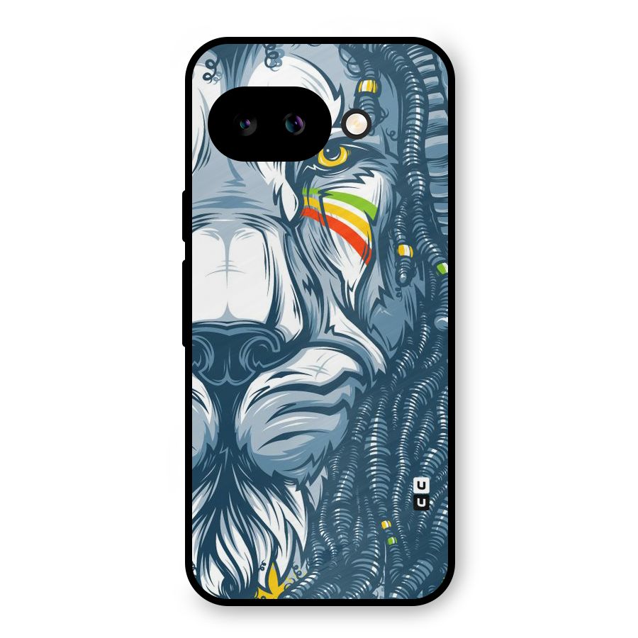 Lionic Face Metal Back Case for Google Pixel 9a