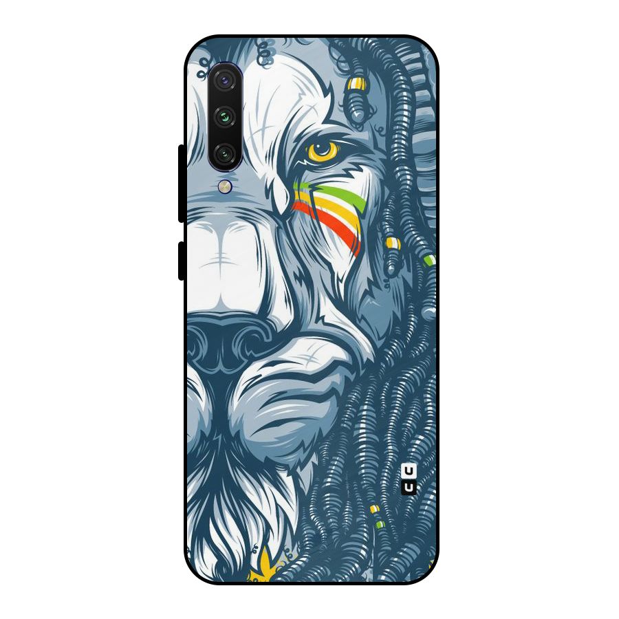 Lionic Face Metal Back Case for Mi A3
