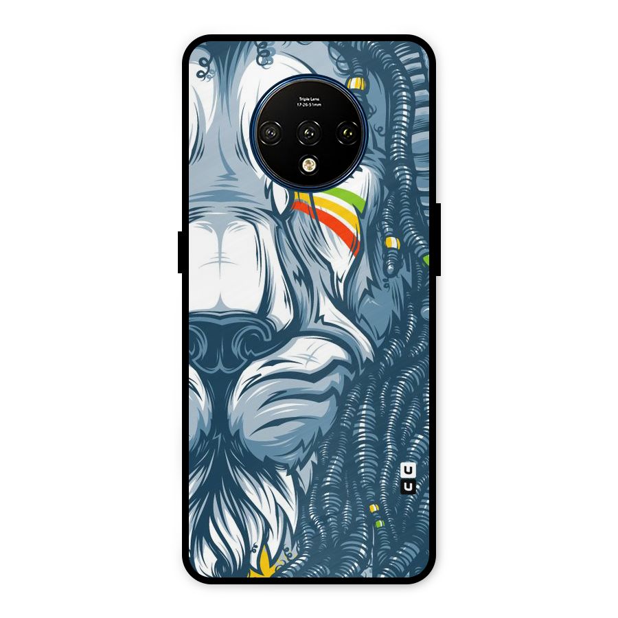 Lionic Face Metal Back Case for OnePlus 7T
