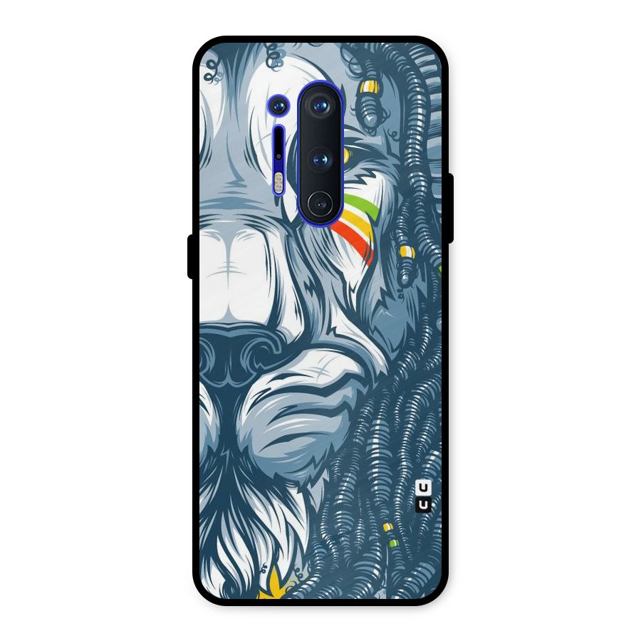 Lionic Face Metal Back Case for OnePlus 8 Pro