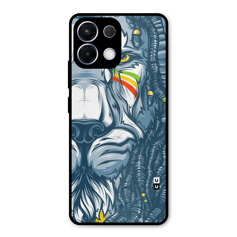 Lionic Face Metal Back Case for Oppo K13