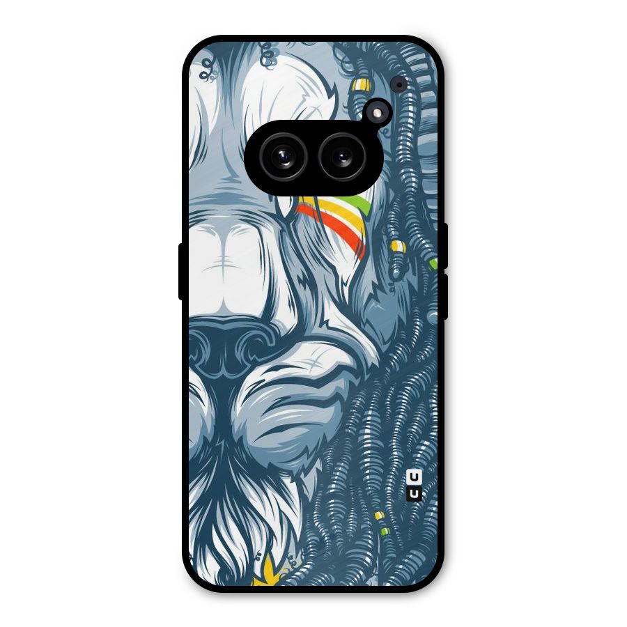 Lionic Face Metal Back Case for Nothing Phone 2a