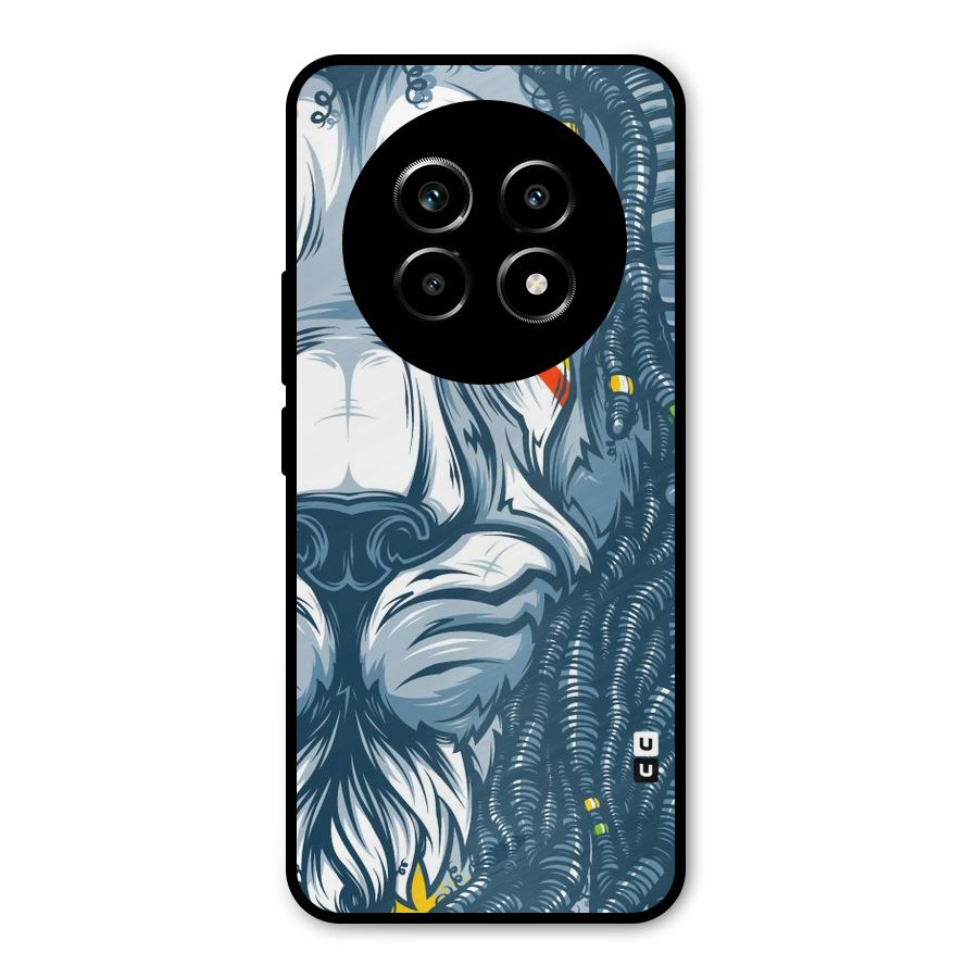 Lionic Face Metal Back Case for Realme 13 Pro
