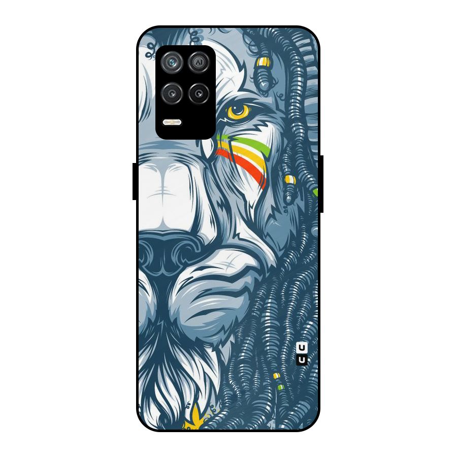 Lionic Face Metal Back Case for Realme 8s 5G