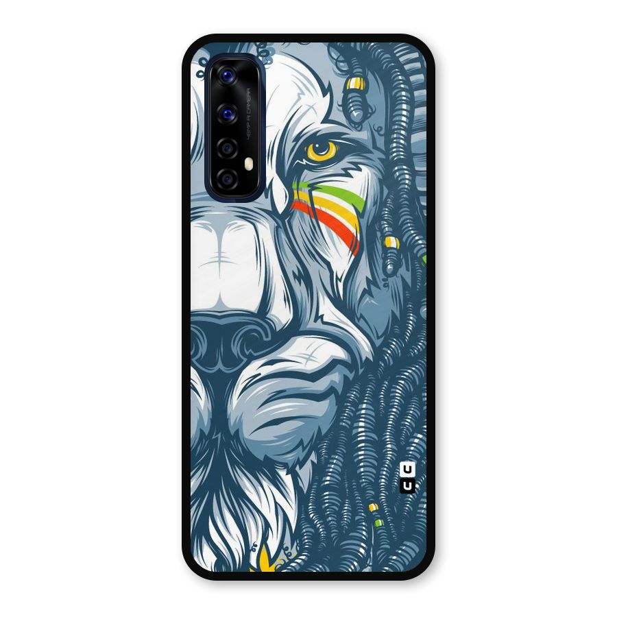 Lionic Face Metal Back Case for Realme Narzo 20 Pro