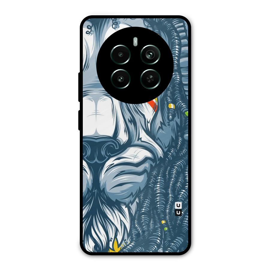 Lionic Face Metal Back Case for Realme Narzo 70 Pro