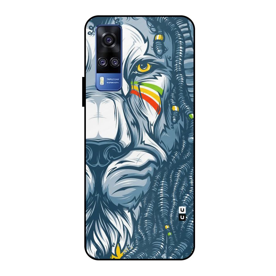 Lionic Face Metal Back Case for Vivo Y51