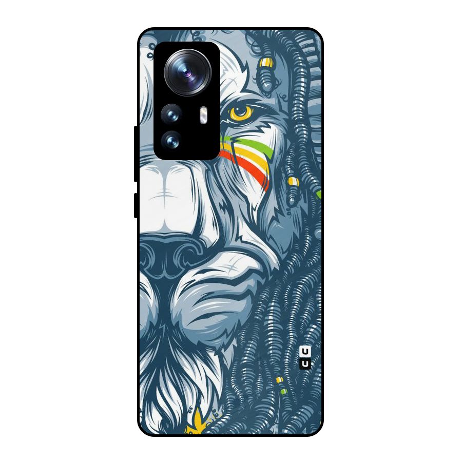 Lionic Face Metal Back Case for Xiaomi 12 Pro