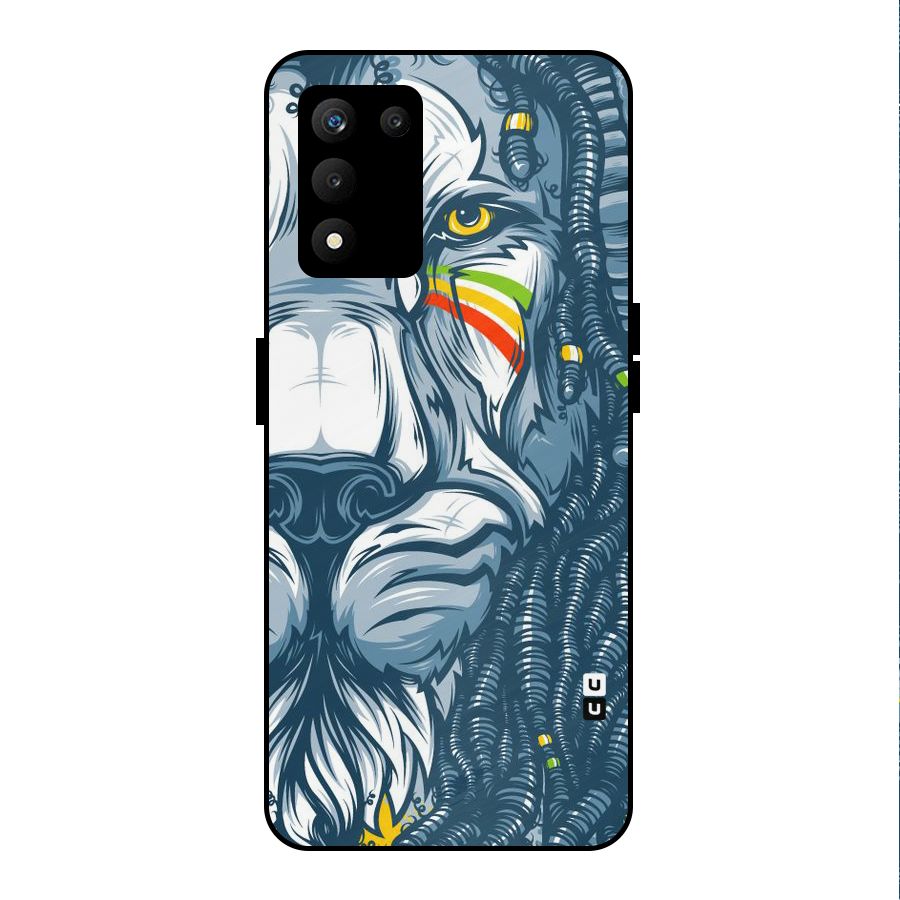 Lionic Face Metal Back Case for realme 9 5G SE