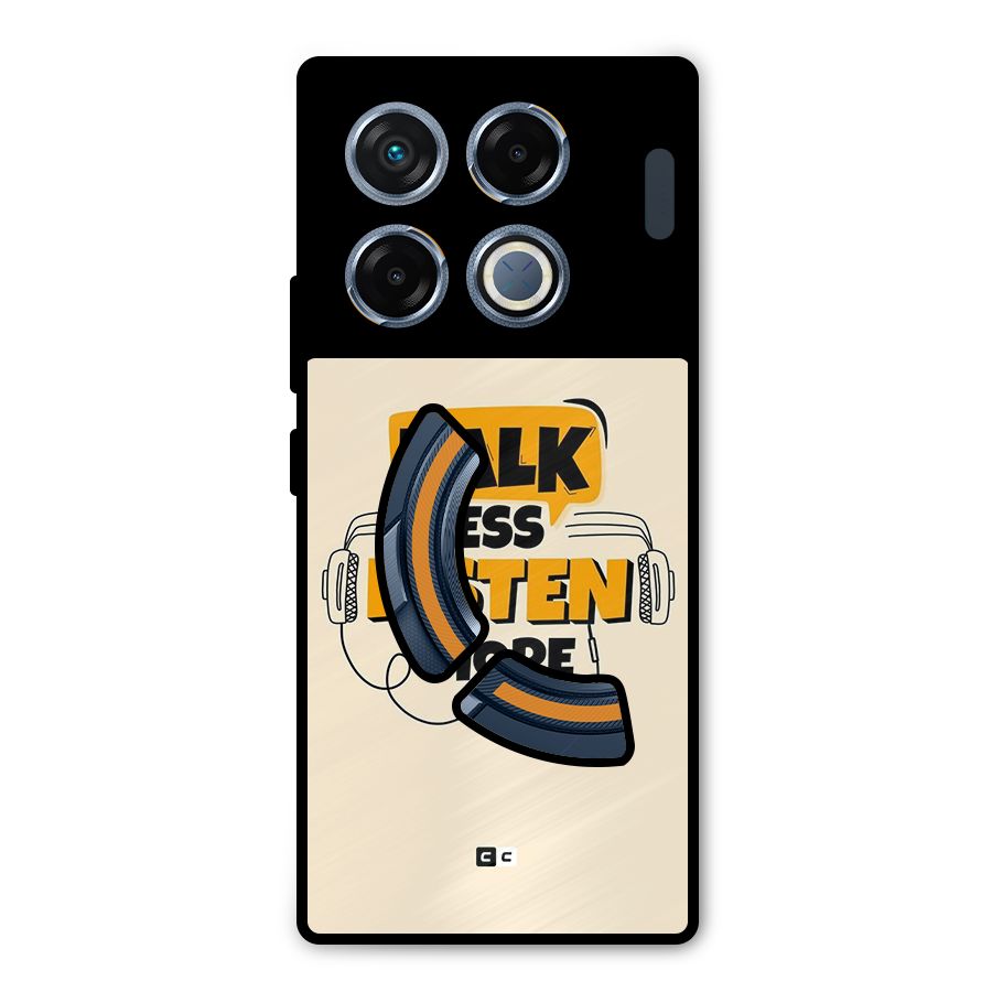 Listen More Metal Back Case for Infinix GT 20 Pro