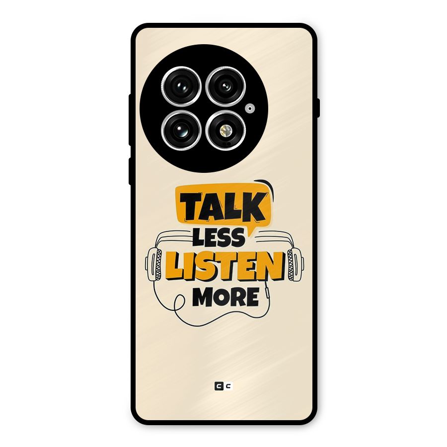 Listen More Metal Back Case for OnePlus 13