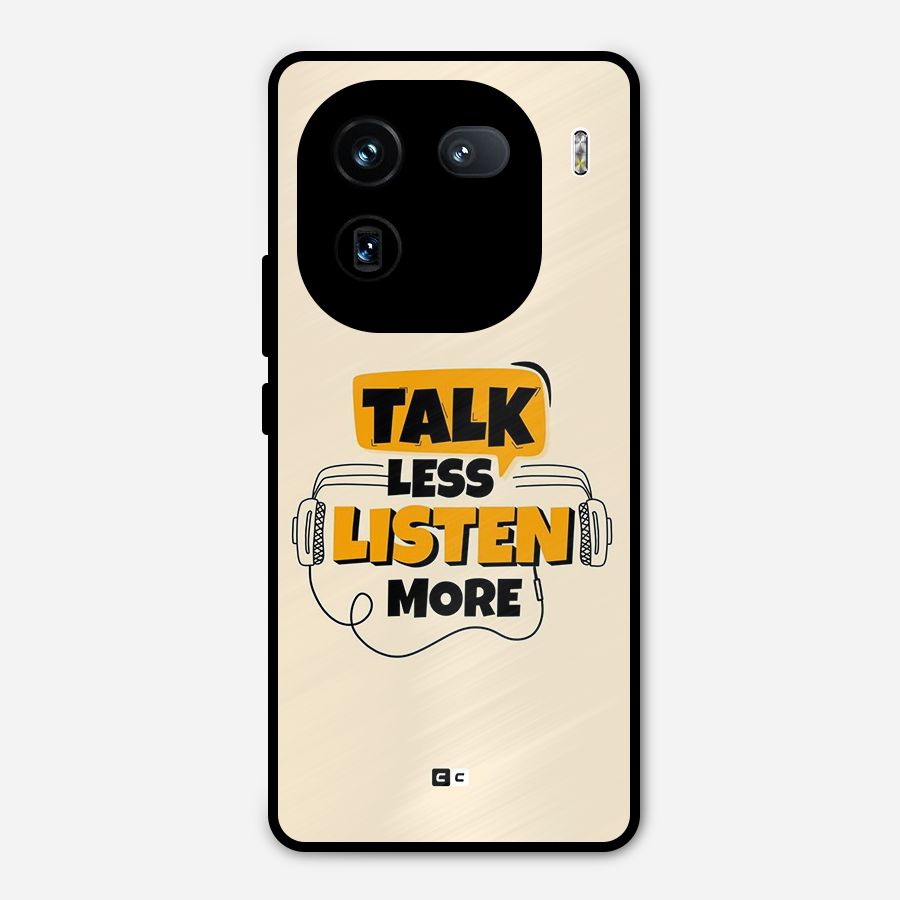 Listen More Metal Back Case for iQOO 12