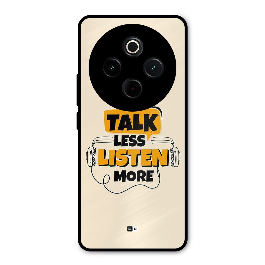 Listen More Metal Back Case for iQOO Z10