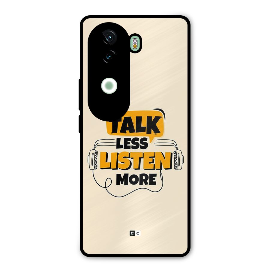 Listen More Metal Back Case for iQOO Z9s