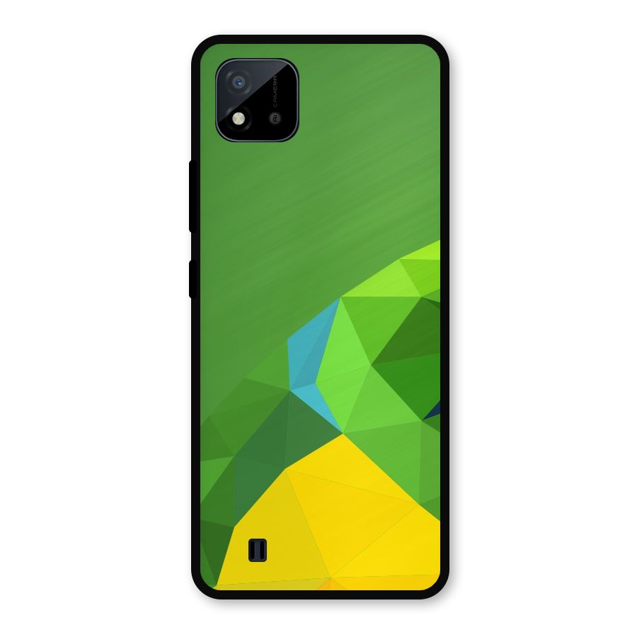 Little Bird Metal Back Case for Realme C11 2021