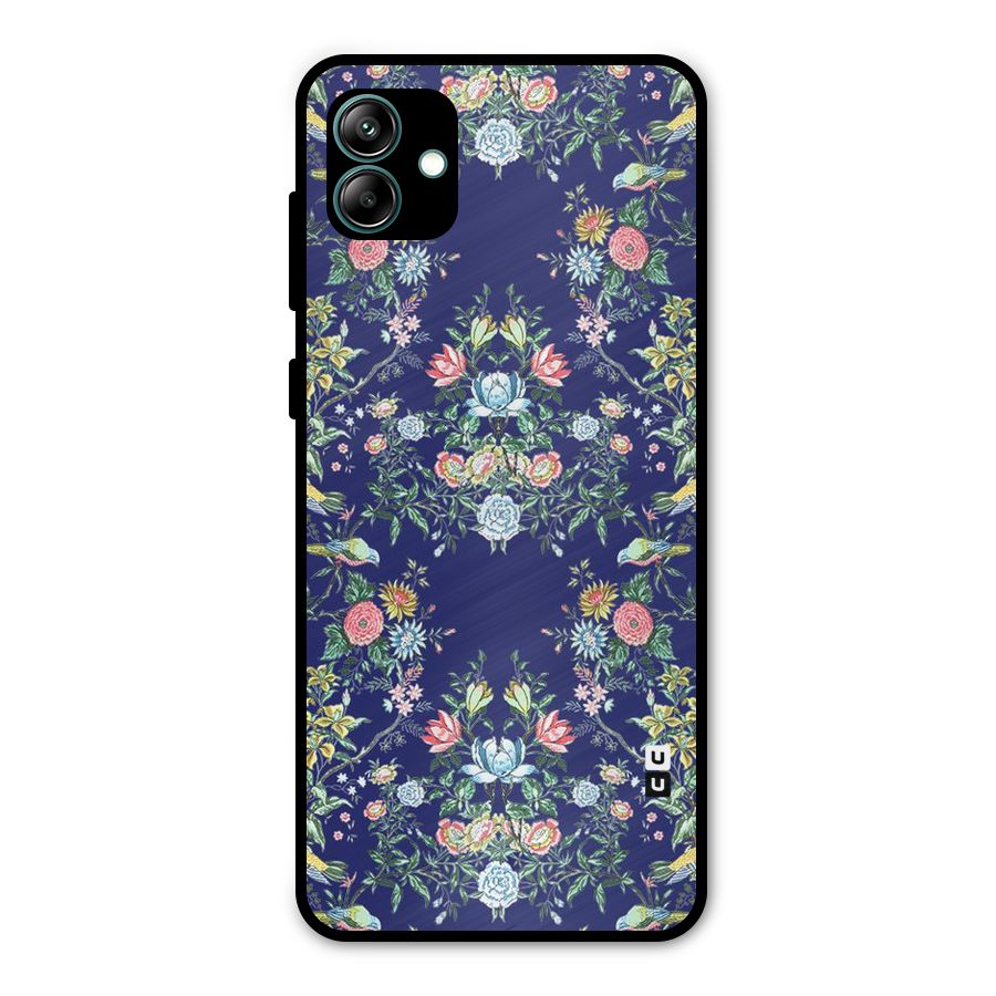 Little Flowers Pattern Metal Back Case for Galaxy A04