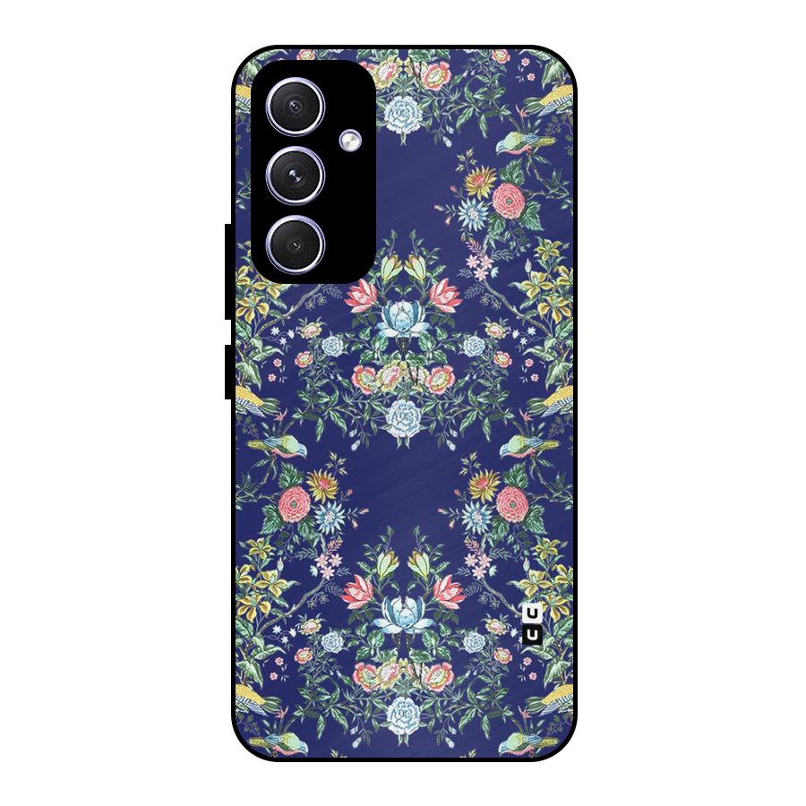 Little Flowers Pattern Metal Back Case for Galaxy A54
