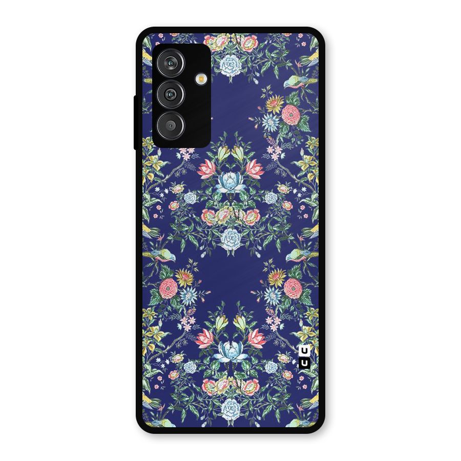 Little Flowers Pattern Metal Back Case for Galaxy F13