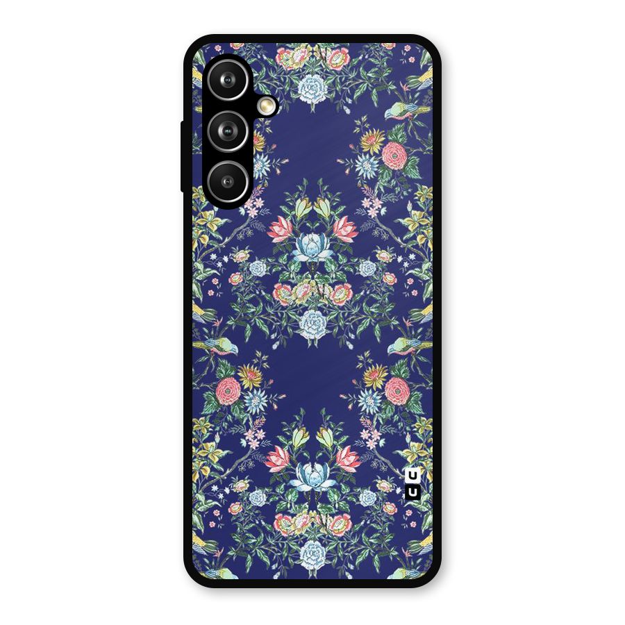 Little Flowers Pattern Metal Back Case for Galaxy F54