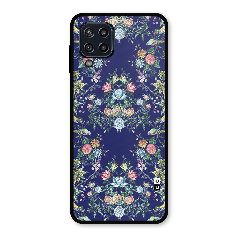 Little Flowers Pattern Metal Back Case for Galaxy M32